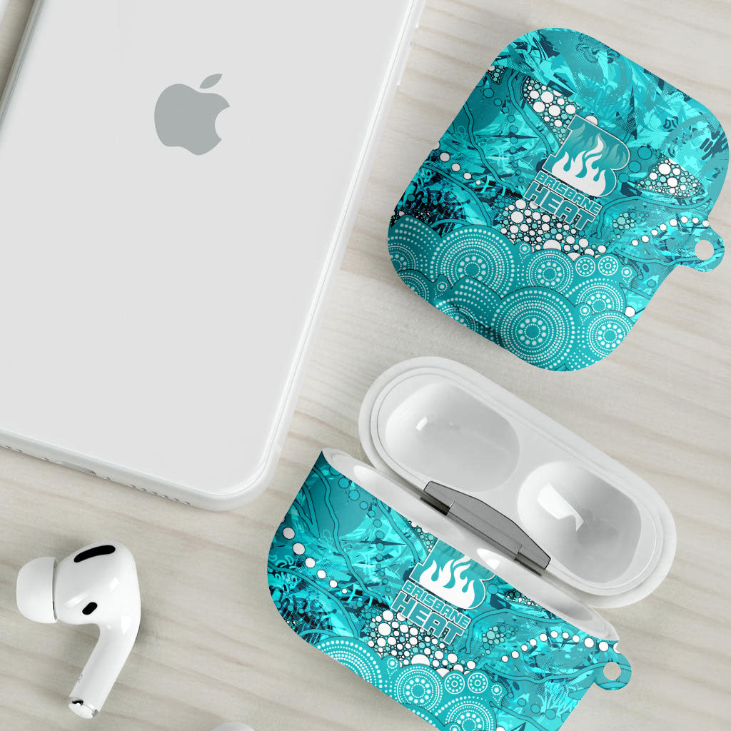 Brisbane Heat AirPods Case Graffiti Urban Aboriginal Dot Abstract Design