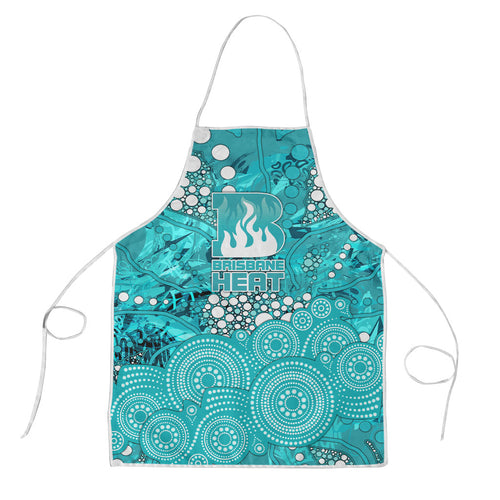Brisbane Heat Apron Graffiti Urban Aboriginal Dot Abstract Design
