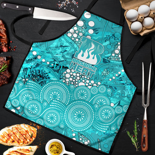 Brisbane Heat Apron Graffiti Urban Aboriginal Dot Abstract Design