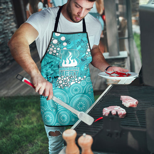 Brisbane Heat Apron Graffiti Urban Aboriginal Dot Abstract Design