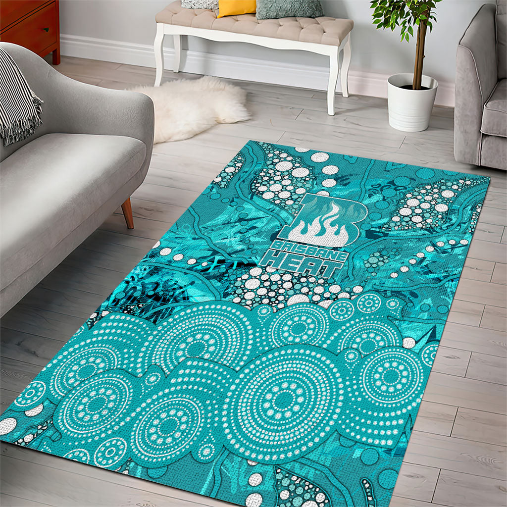 Brisbane Heat Area Rug Graffiti Urban Aboriginal Dot Abstract Design