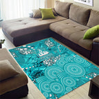 Brisbane Heat Area Rug Graffiti Urban Aboriginal Dot Abstract Design
