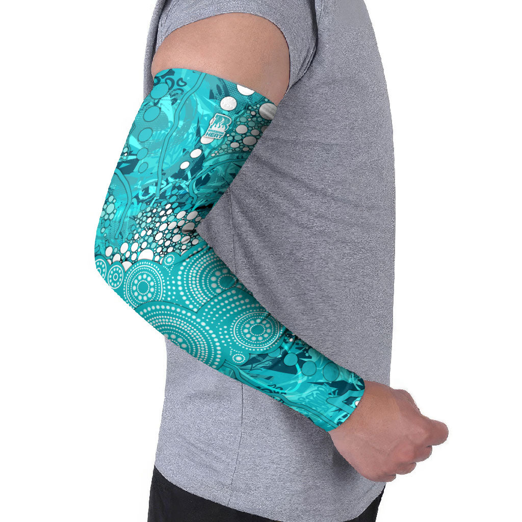 Brisbane Heat Arm Sleeves Graffiti Urban Aboriginal Dot Abstract Design