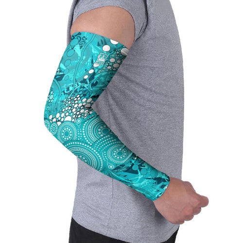 Brisbane Heat Arm Sleeves Graffiti Urban Aboriginal Dot Abstract Design