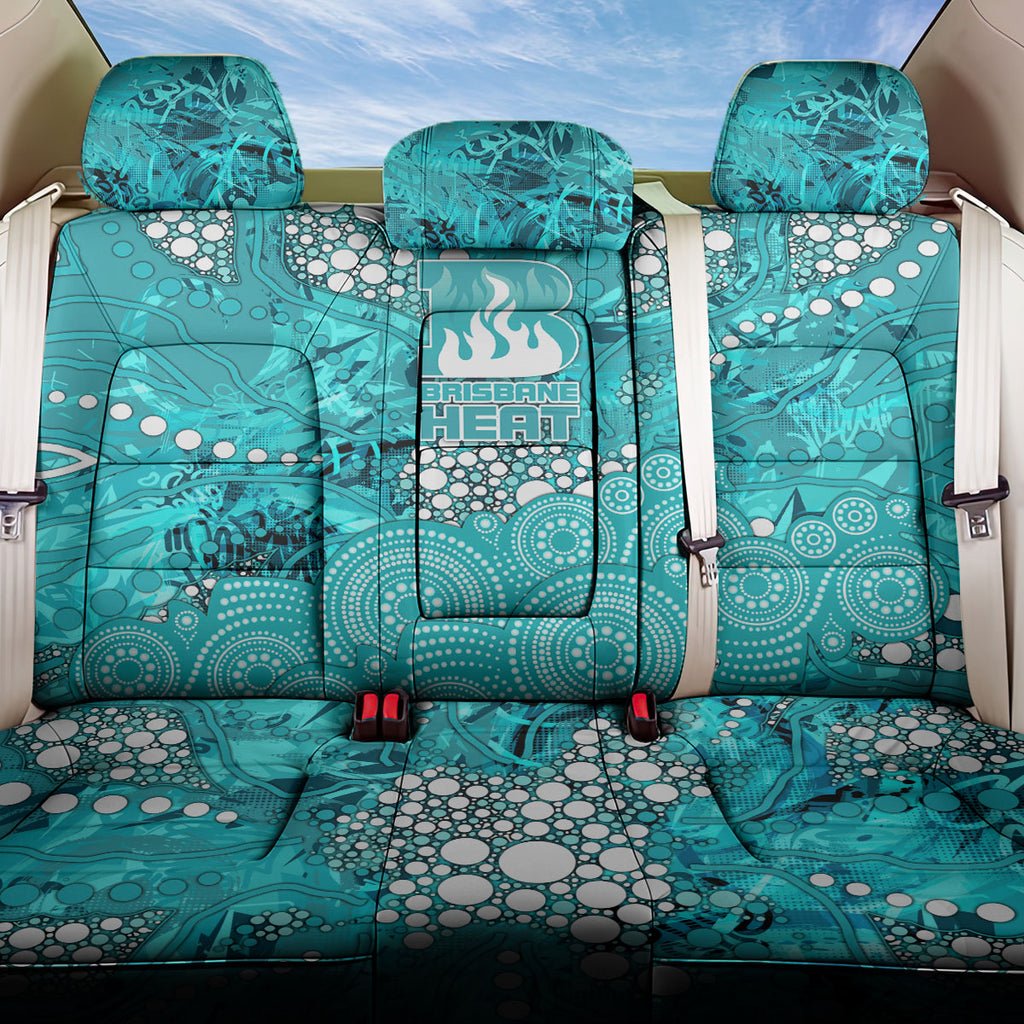 Brisbane Heat Back Car Seat Cover Graffiti Urban Aboriginal Dot Abstract Design