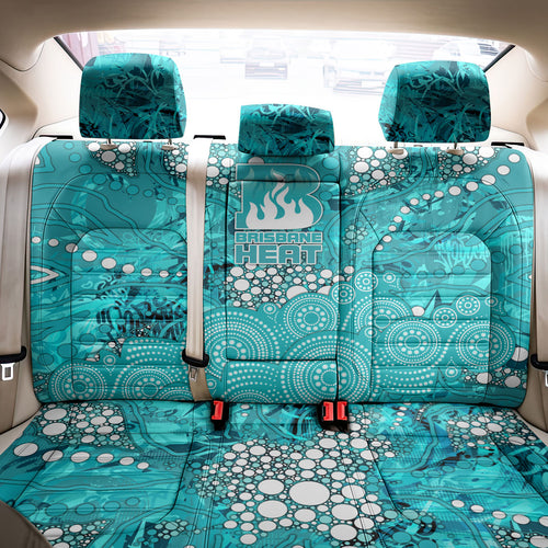Brisbane Heat Back Car Seat Cover Graffiti Urban Aboriginal Dot Abstract Design