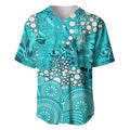 Brisbane Heat Baseball Jersey Graffiti Urban Aboriginal Dot Abstract Design