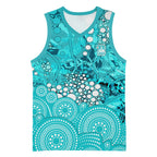 Brisbane Heat Basketball Jersey Graffiti Urban Aboriginal Dot Abstract Design