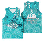Brisbane Heat Basketball Jersey Graffiti Urban Aboriginal Dot Abstract Design