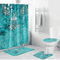 Brisbane Heat Bathroom Set Graffiti Urban Aboriginal Dot Abstract Design
