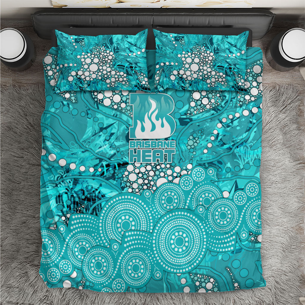 Brisbane Heat Bedding Set Graffiti Urban Aboriginal Dot Abstract Design