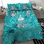 Brisbane Heat Bedding Set Graffiti Urban Aboriginal Dot Abstract Design