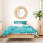 Brisbane Heat Bedding Set Graffiti Urban Aboriginal Dot Abstract Design