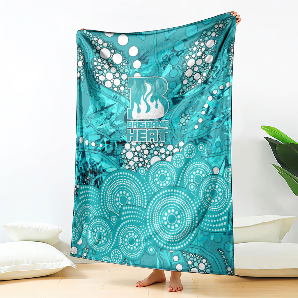 Brisbane Heat Blanket Graffiti Urban Aboriginal Dot Abstract Design