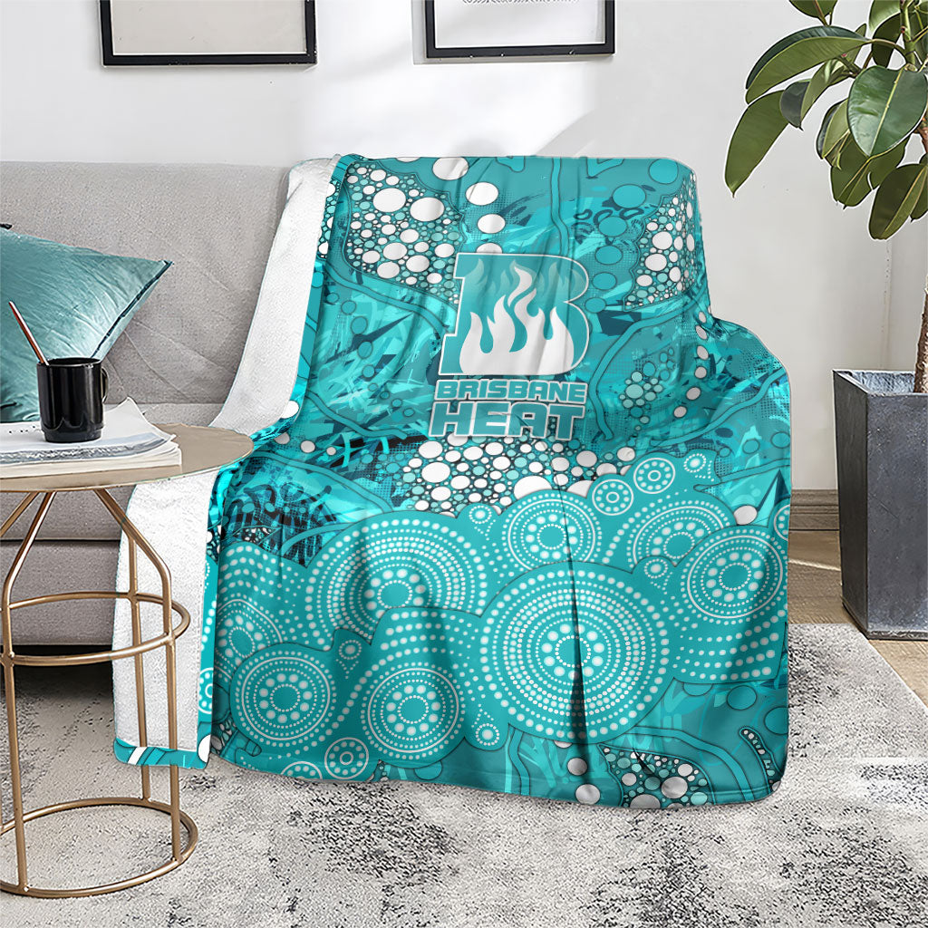 Brisbane Heat Blanket Graffiti Urban Aboriginal Dot Abstract Design