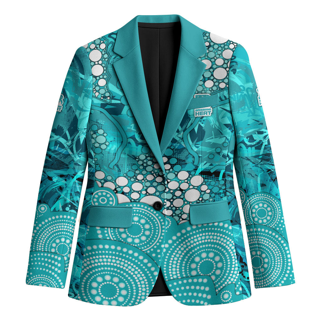 Brisbane Heat Blazer Graffiti Urban Aboriginal Dot Abstract Design