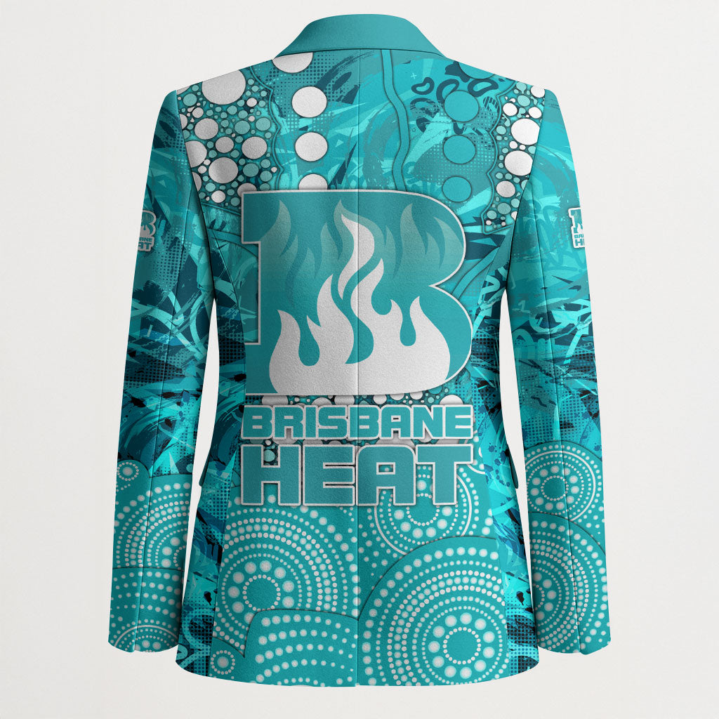 Brisbane Heat Blazer Graffiti Urban Aboriginal Dot Abstract Design