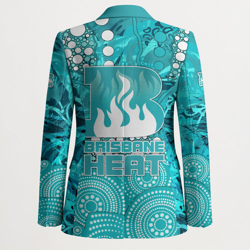 Brisbane Heat Blazer Graffiti Urban Aboriginal Dot Abstract Design