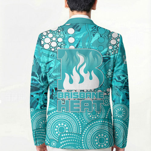 Brisbane Heat Blazer Graffiti Urban Aboriginal Dot Abstract Design