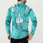 Brisbane Heat Button Sweatshirt Graffiti Urban Aboriginal Dot Abstract Design