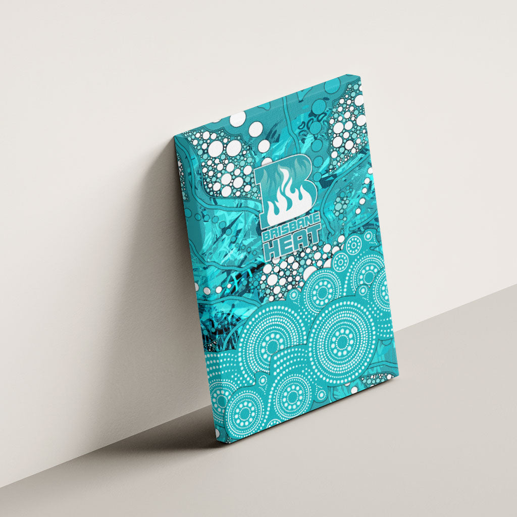 Brisbane Heat Canvas Wall Art Graffiti Urban Aboriginal Dot Abstract Design