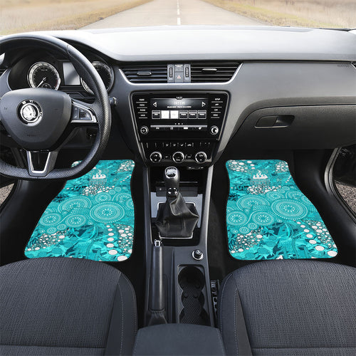 Brisbane Heat Car Mats Graffiti Urban Aboriginal Dot Abstract Design