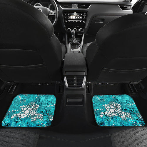Brisbane Heat Car Mats Graffiti Urban Aboriginal Dot Abstract Design