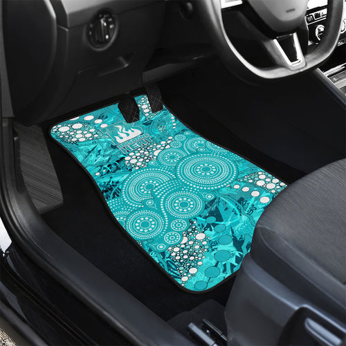 Brisbane Heat Car Mats Graffiti Urban Aboriginal Dot Abstract Design