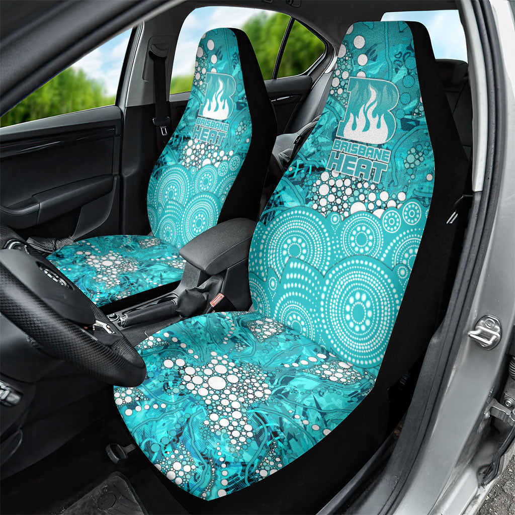 Brisbane Heat Car Seat Cover Graffiti Urban Aboriginal Dot Abstract Design
