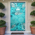 Brisbane Heat Door Cover Graffiti Urban Aboriginal Dot Abstract Design