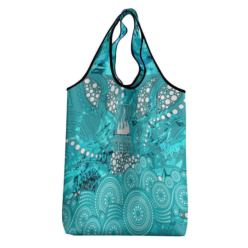 Brisbane Heat Grocery Bag Graffiti Urban Aboriginal Dot Abstract Design