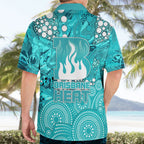 Brisbane Heat Hawaiian Shirt Graffiti Urban Aboriginal Dot Abstract Design