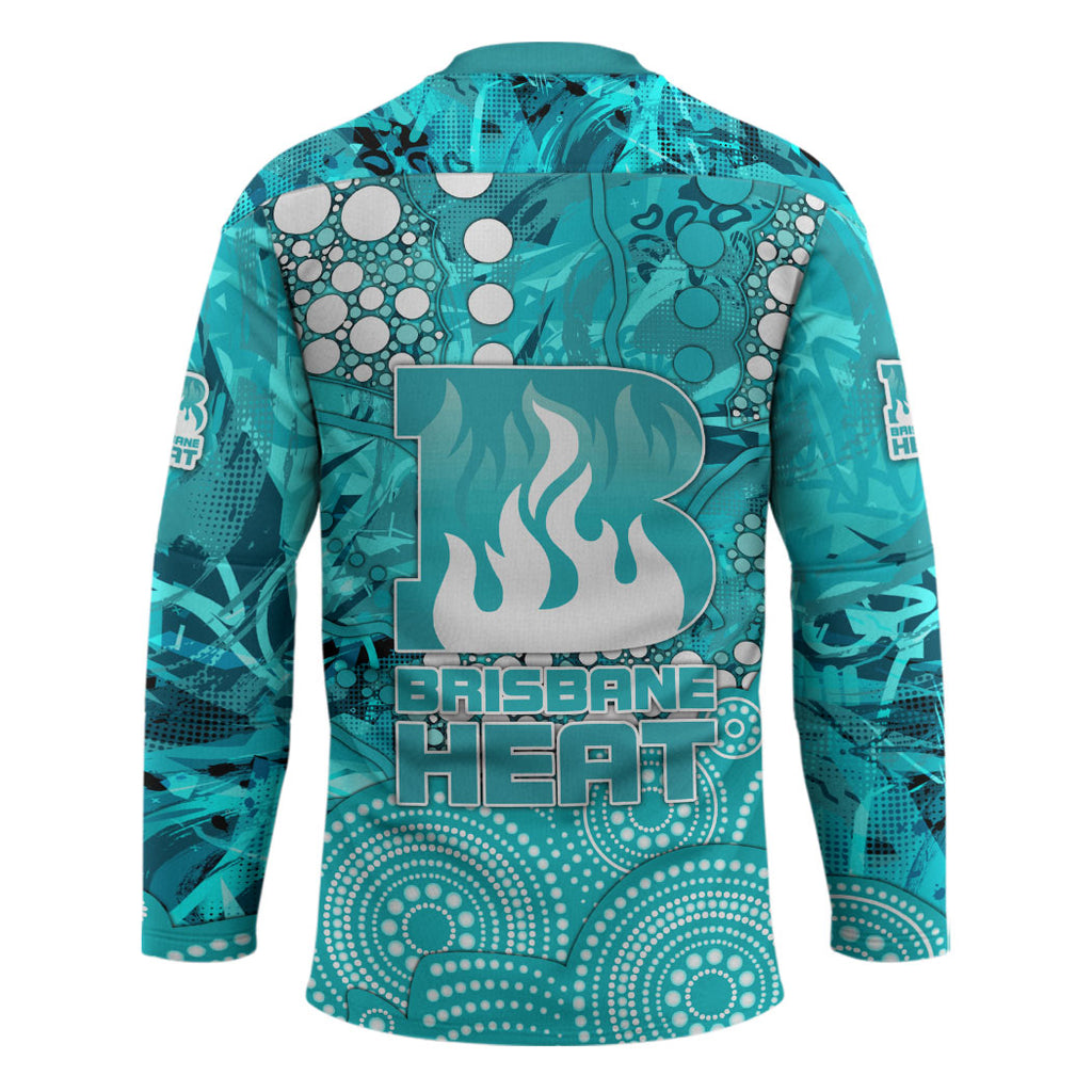 Brisbane Heat Hockey Jersey Graffiti Urban Aboriginal Dot Abstract Design
