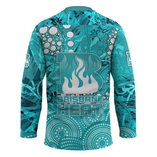 Brisbane Heat Hockey Jersey Graffiti Urban Aboriginal Dot Abstract Design