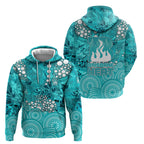 Brisbane Heat Hoodie Graffiti Urban Aboriginal Dot Abstract Design