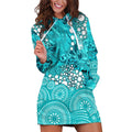 Brisbane Heat Hoodie Dress Graffiti Urban Aboriginal Dot Abstract Design