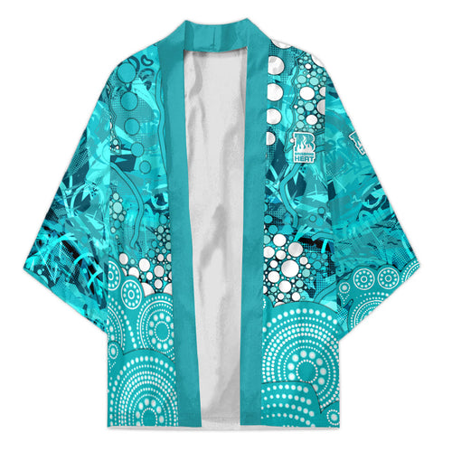 Brisbane Heat Kimono Graffiti Urban Aboriginal Dot Abstract Design