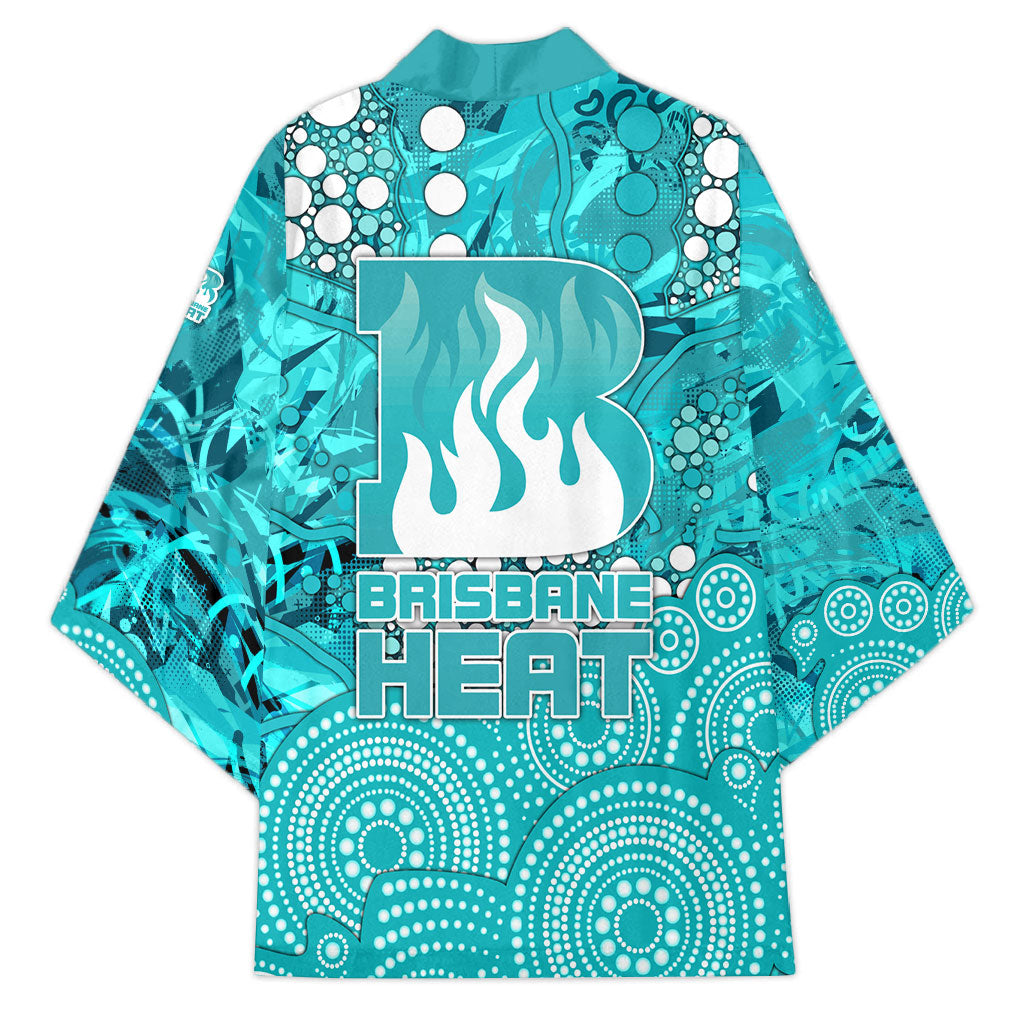 Brisbane Heat Kimono Graffiti Urban Aboriginal Dot Abstract Design