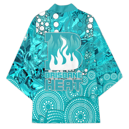 Brisbane Heat Kimono Graffiti Urban Aboriginal Dot Abstract Design
