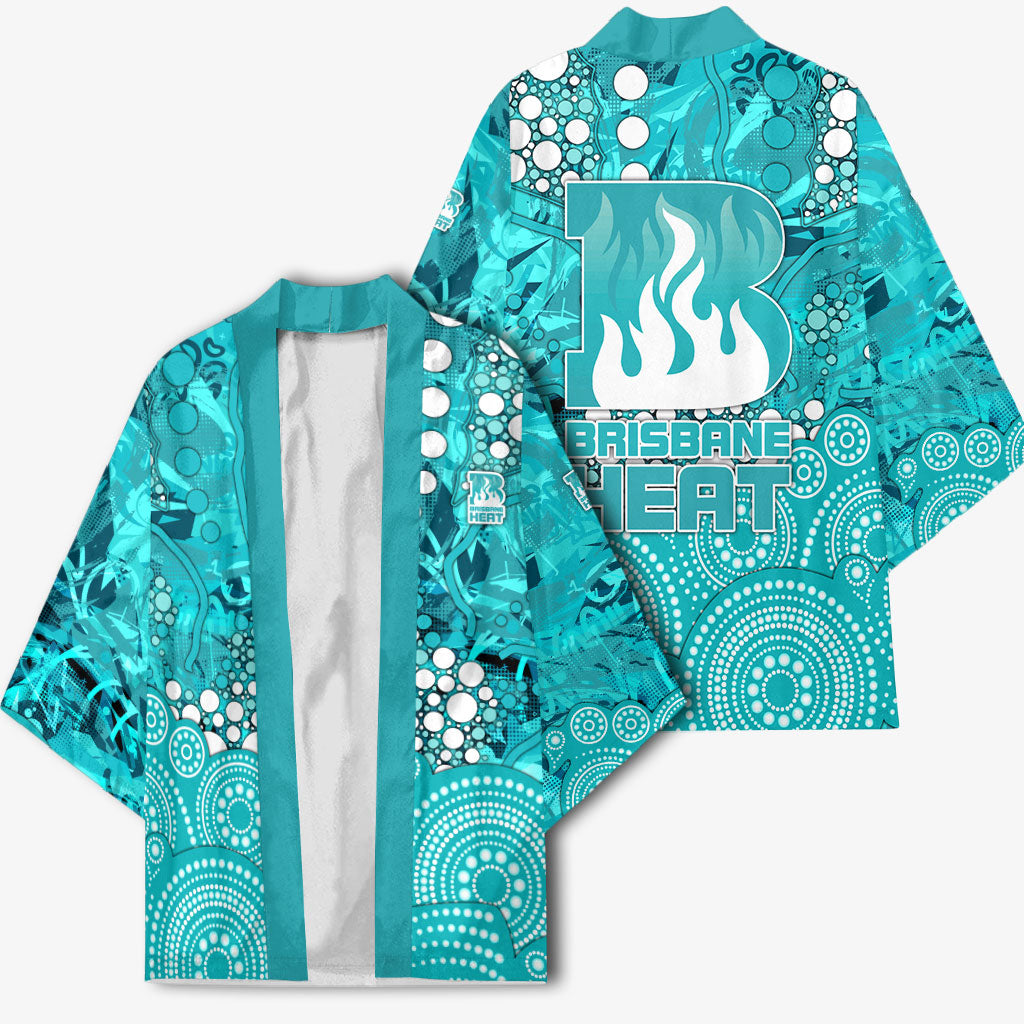 Brisbane Heat Kimono Graffiti Urban Aboriginal Dot Abstract Design