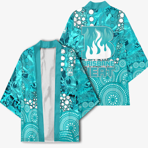 Brisbane Heat Kimono Graffiti Urban Aboriginal Dot Abstract Design
