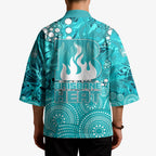 Brisbane Heat Kimono Graffiti Urban Aboriginal Dot Abstract Design
