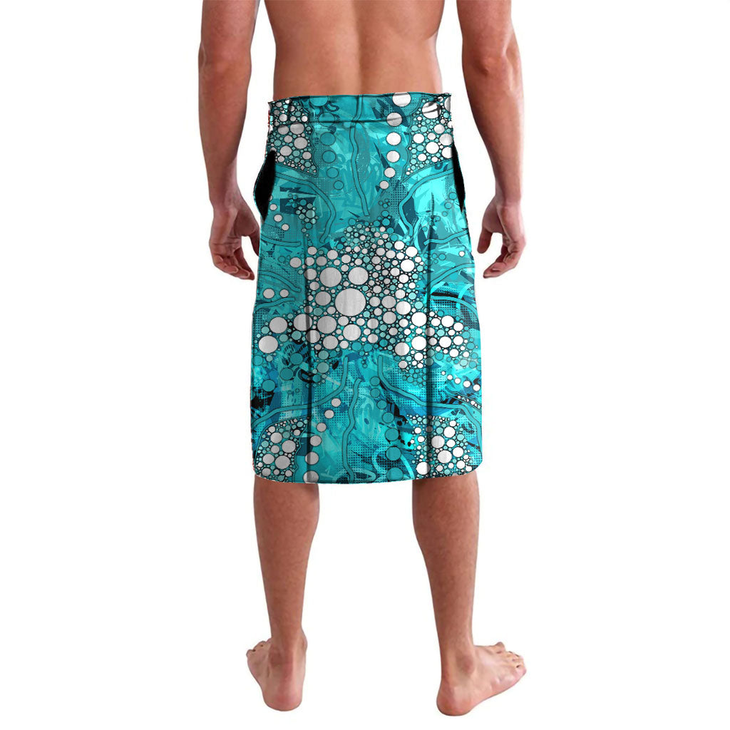 Brisbane Heat Lavalava Graffiti Urban Aboriginal Dot Abstract Design
