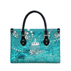 Brisbane Heat Leather Bag Graffiti Urban Aboriginal Dot Abstract Design