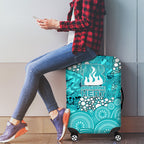 Brisbane Heat Luggage Cover Graffiti Urban Aboriginal Dot Abstract Design