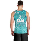 Brisbane Heat Men Tank Top Graffiti Urban Aboriginal Dot Abstract Design
