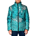 Brisbane Heat Padded Jacket Graffiti Urban Aboriginal Dot Abstract Design