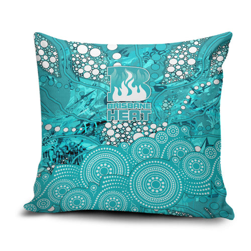 Brisbane Heat Pillow Cover Graffiti Urban Aboriginal Dot Abstract Design