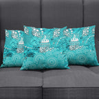 Brisbane Heat Pillow Cover Graffiti Urban Aboriginal Dot Abstract Design