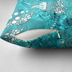 Brisbane Heat Pillow Cover Graffiti Urban Aboriginal Dot Abstract Design